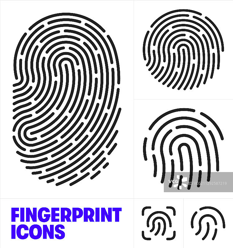 指纹识别App图标图片素材