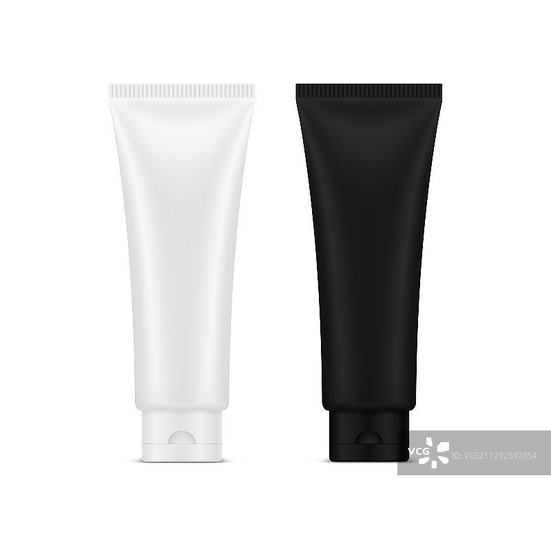 3D塑料软管，用于乳霜和凝胶卫生图片素材