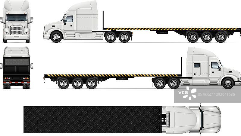 平板卡车图片素材