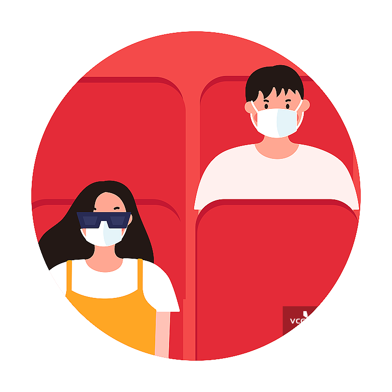 电影院口罩图片素材