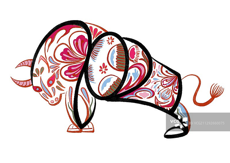 2021牛年大吉图片素材