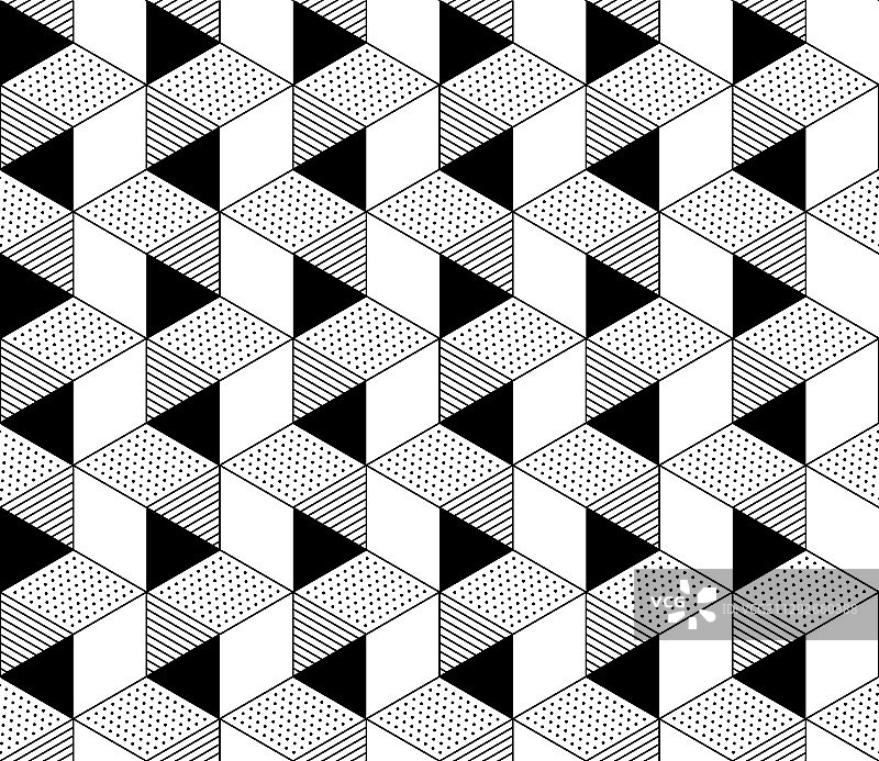 抽象的无缝线条艺术图案背景图片素材