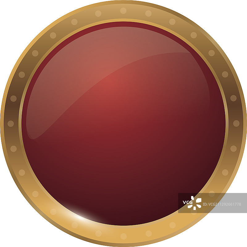 黄金圈印章图标图片素材