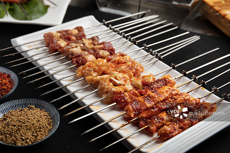 呼伦贝尔大草原羊肉串图片素材