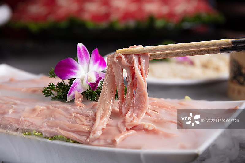 火锅鸭肠鹅肠图片素材