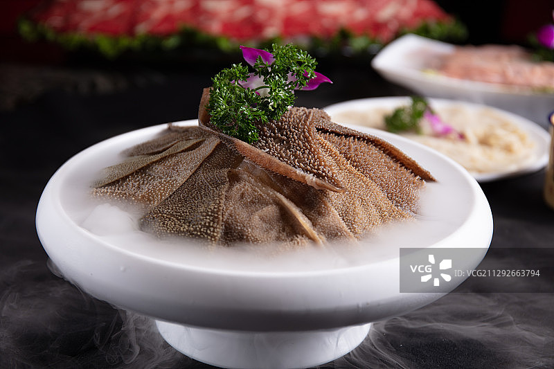 火锅菜千层肚图片素材