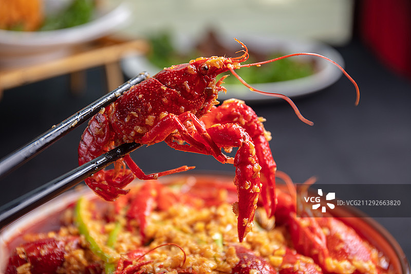 蒜香小龙虾图片素材