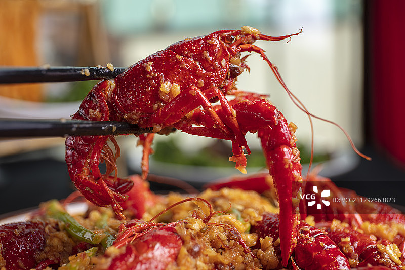 蒜香小龙虾图片素材
