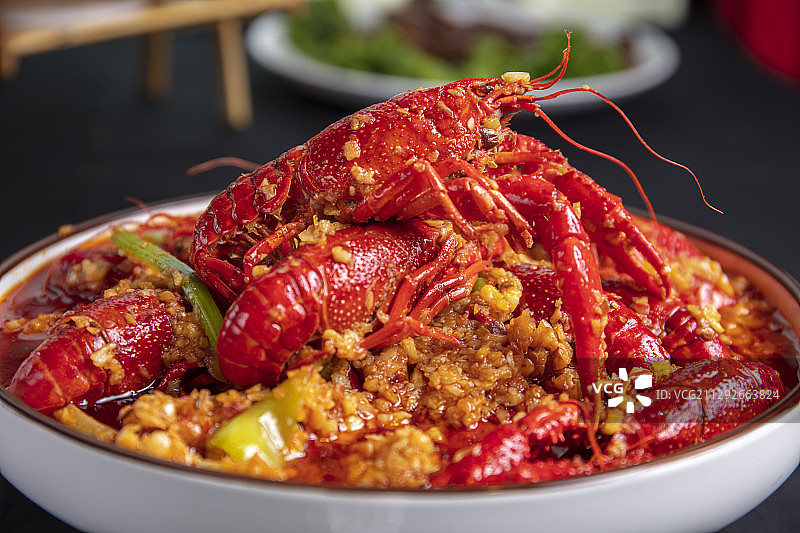 蒜香小龙虾图片素材