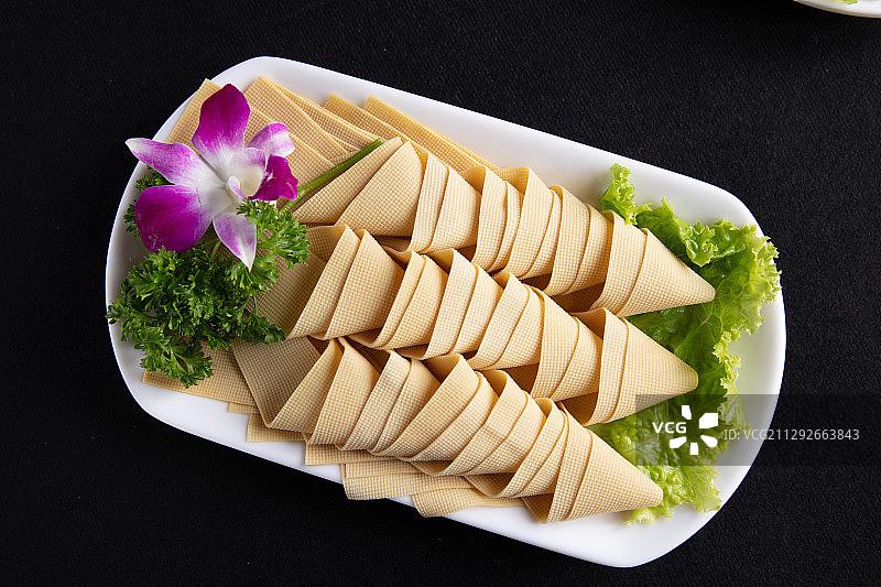 火锅干豆腐皮图片素材
