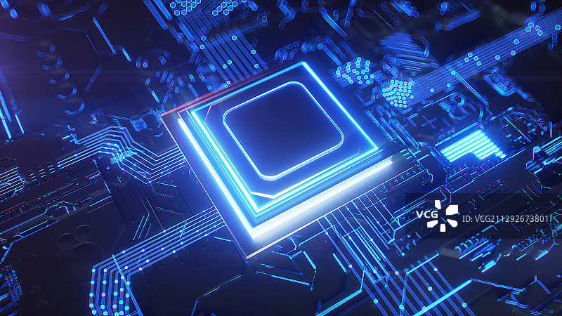 C4D芯片图片素材