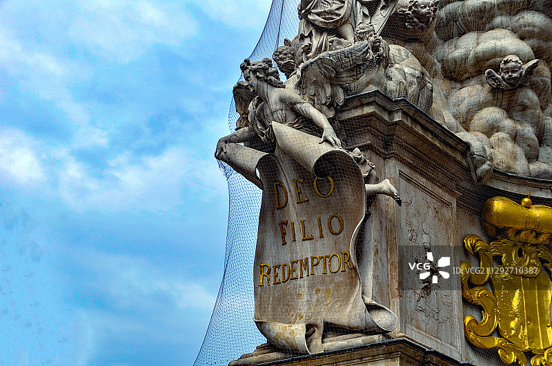 奥地利维也纳鼠疫柱图片素材