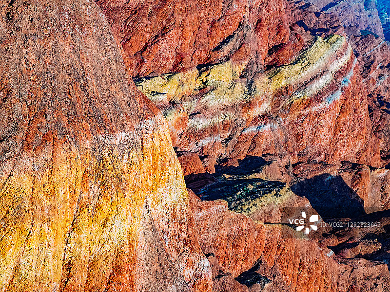 中国甘肃省张掖市张掖丹霞国家地质公园丹霞地貌图片素材