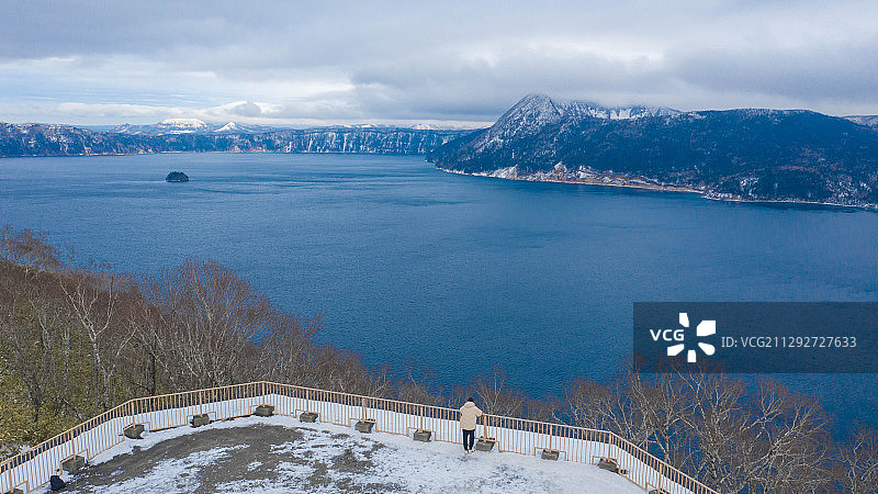 摩周湖眺望图片素材