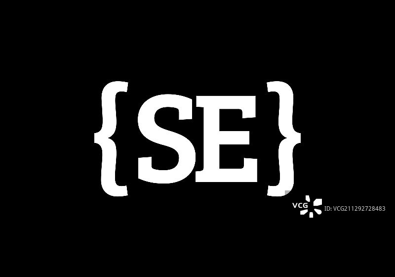 S E SE首字母标志设计模板图片素材