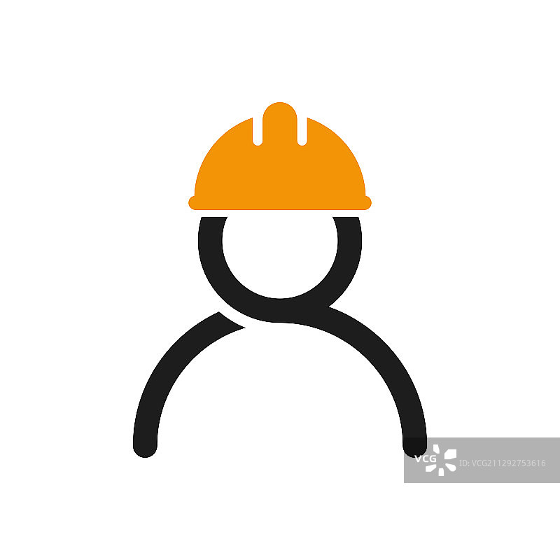 工人图标程式化logo建筑图片素材