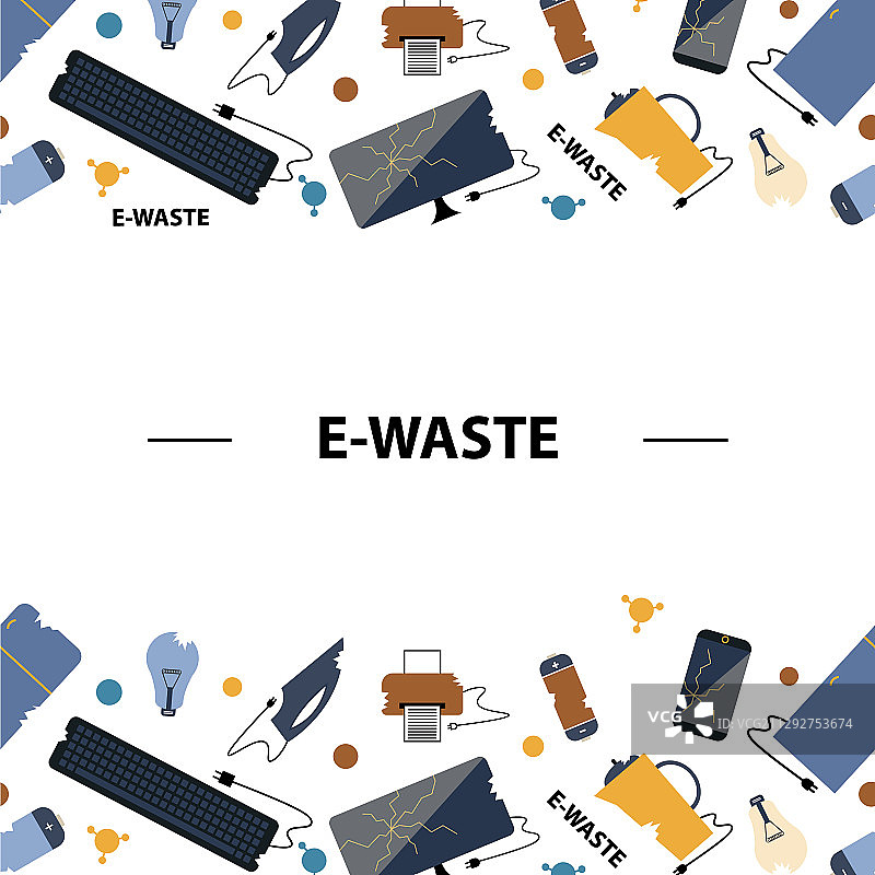 电气废料符号合集图片素材