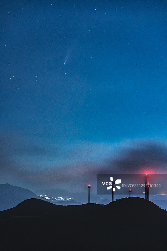 C/2020 F3（NEOWISE）新智慧星图片素材