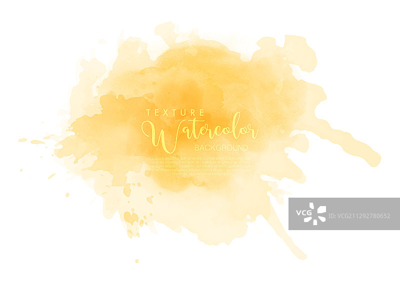 黄色水彩飞溅抽象图案图片素材