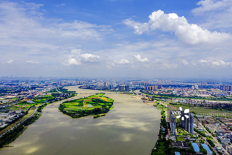 广东东莞市东江风光图片素材