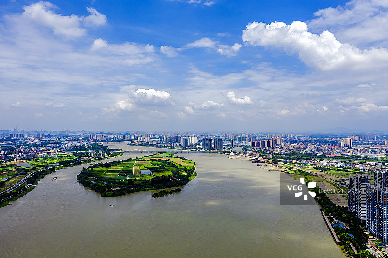 广东东莞市东江风光图片素材