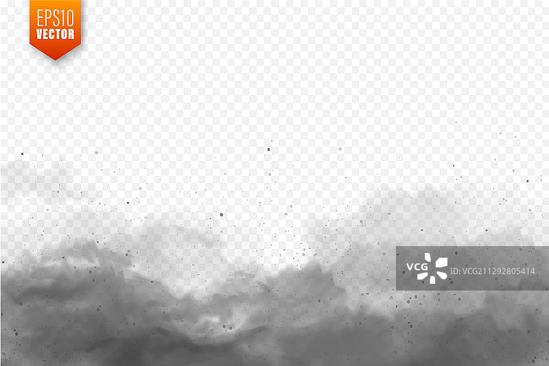 逼真尘云沙尘暴污染图片素材