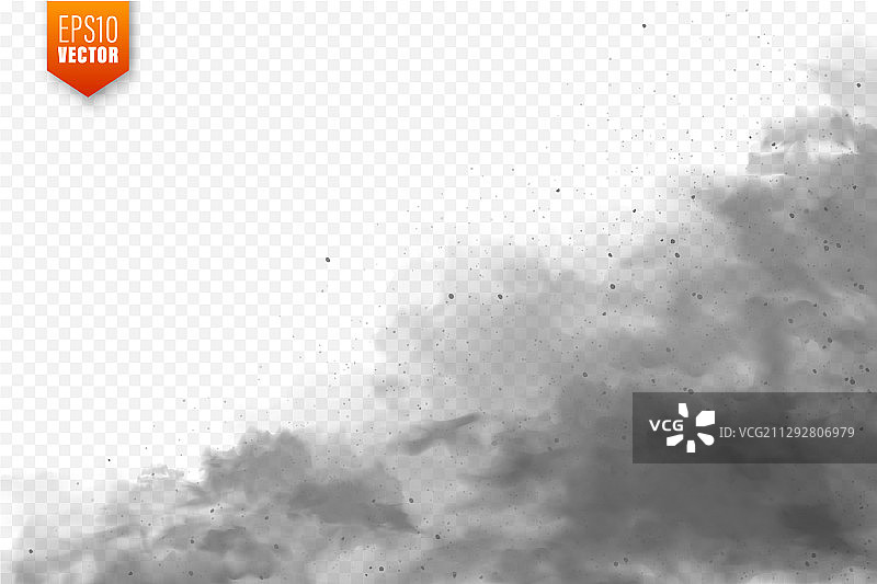 逼真尘云沙尘暴污染图片素材