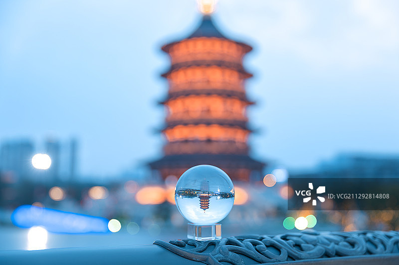 河南省洛阳市隋唐城遗址公园 天堂明堂景区图片素材