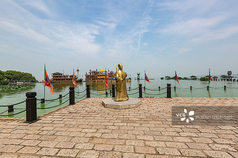 江苏省无锡市三国城旅游风景区风光图片素材