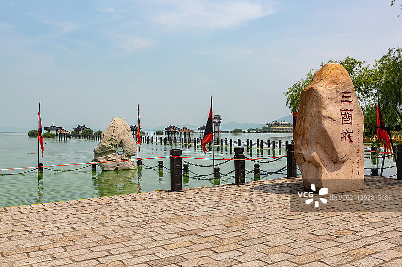 江苏省无锡市三国城旅游风景区风光图片素材