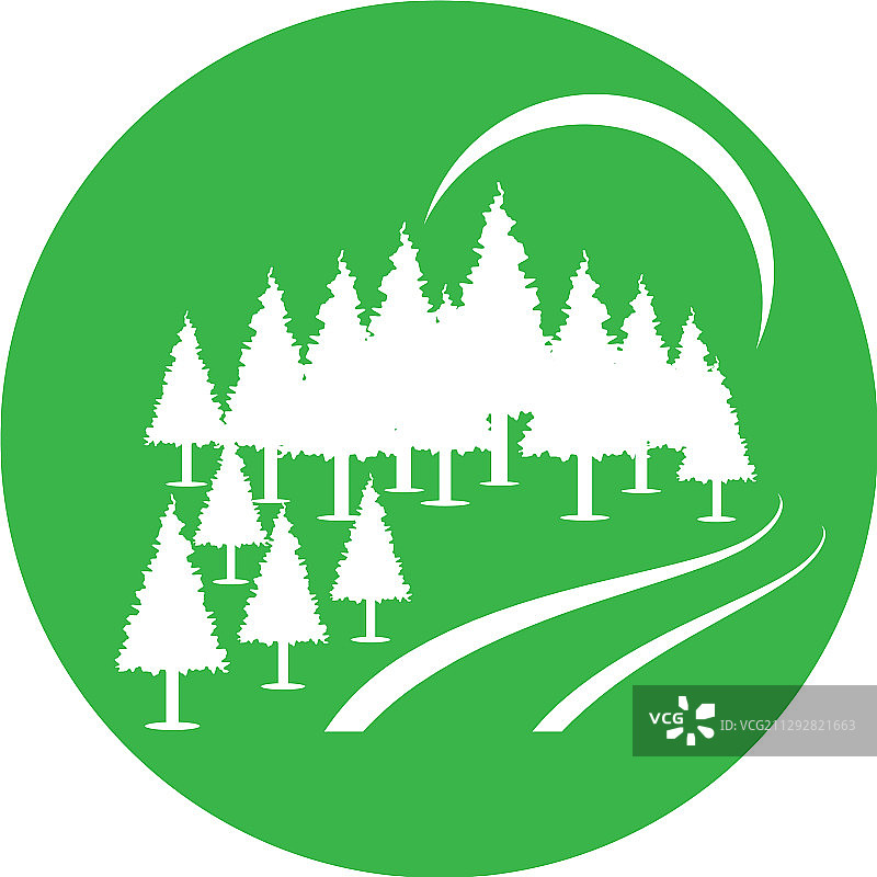 松树图标图片素材