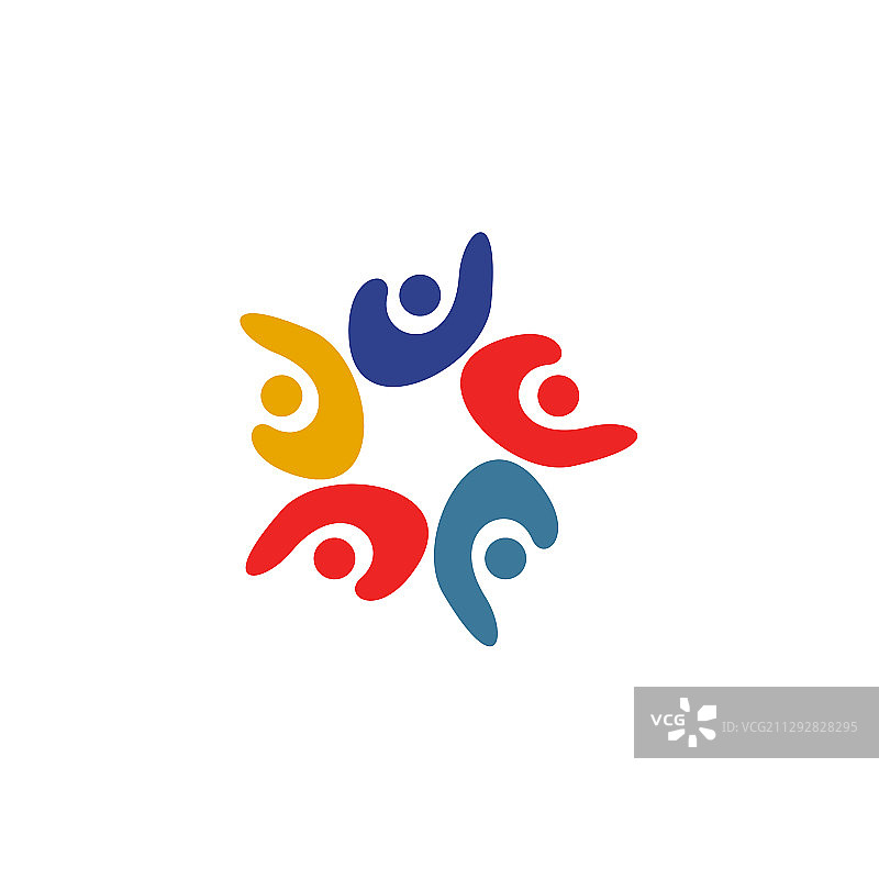 社区和收养护理标志设计图片素材