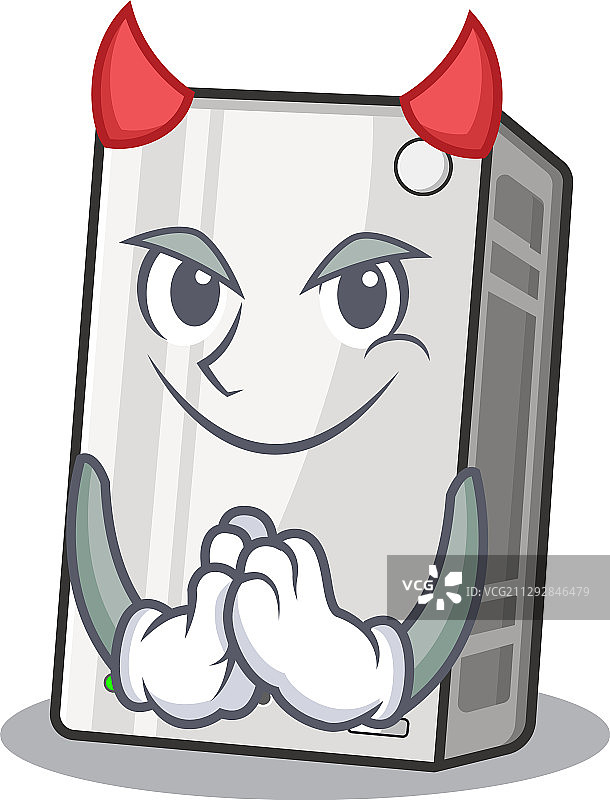 卡通造型的恶魔充电宝图片素材