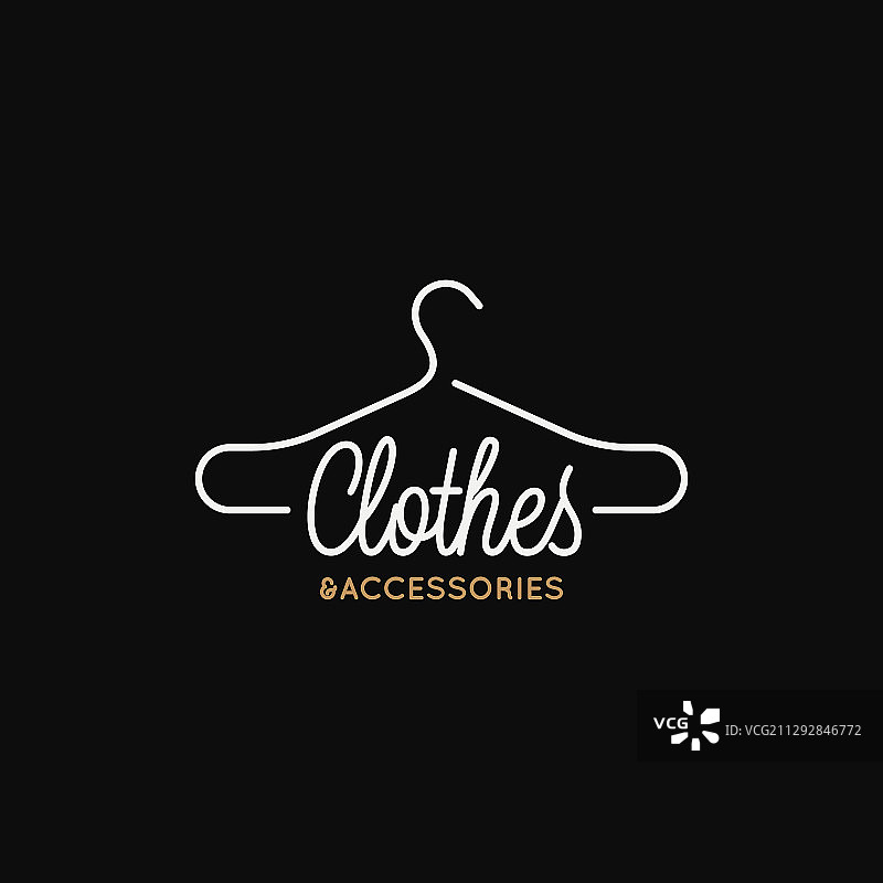 服装和配饰线性Logo图片素材