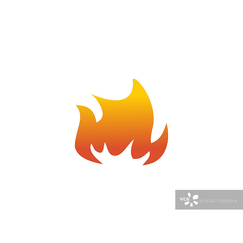 火焰图标Logo设计模板图片素材