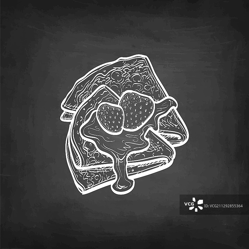 法式可丽饼或俄式薄饼图片素材