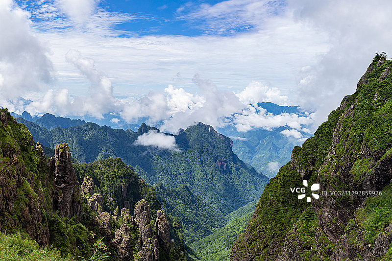 神农顶风光图片素材