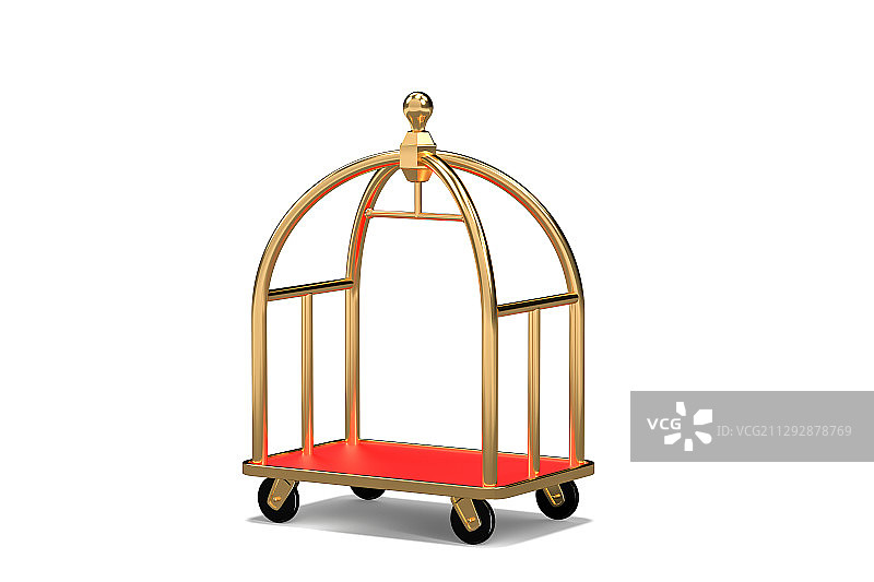 行李车，三维图形图片素材