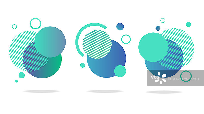 圆形抽象徽章图标或形状素材图片素材