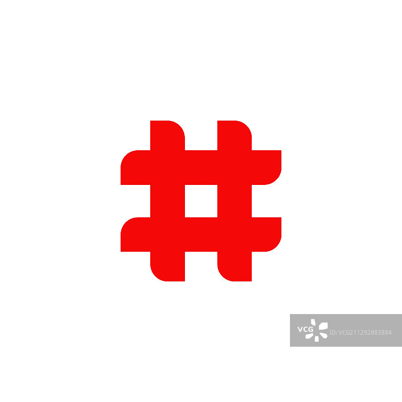 话题标签标志设计模板图片素材
