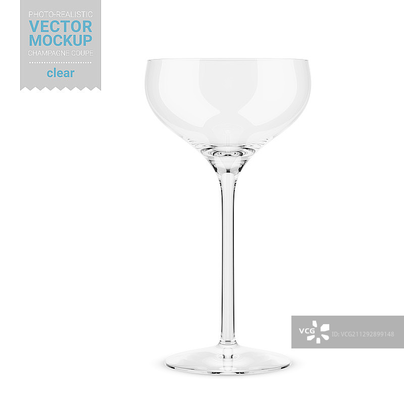 透明香槟杯样机模板图片素材