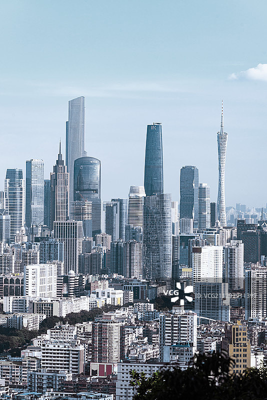 广州 CBD城市风光图片素材