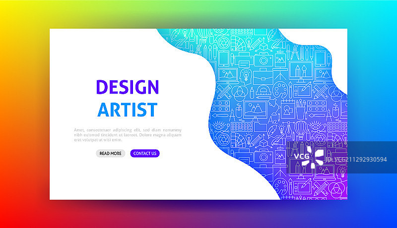 设计师作品展示页图片素材