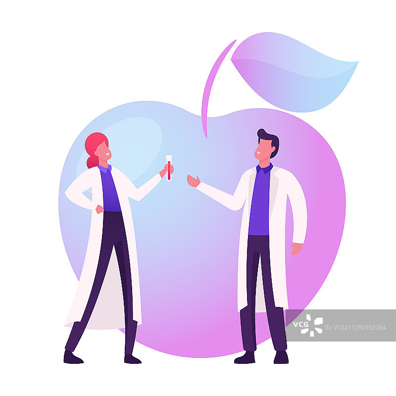 农业遗传学概念科学家图片素材