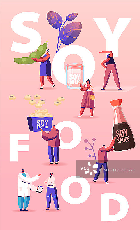 大豆产品概念：有机天然大豆食品图片素材