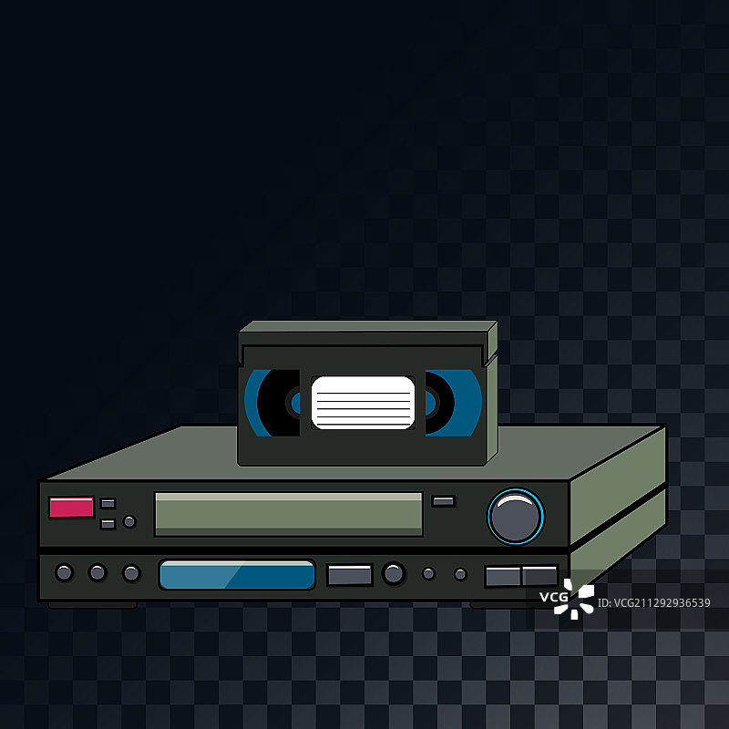 复古模拟录像带图片素材