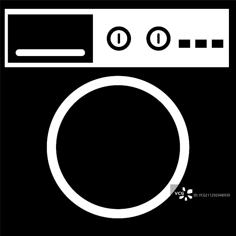 简约现代的洗衣房图标设计图片素材