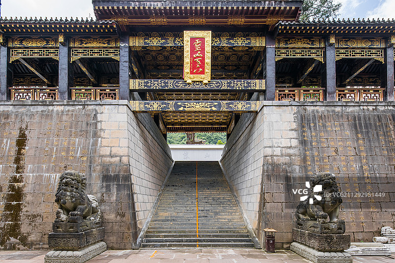 四川省冕宁县灵山寺风光图片素材