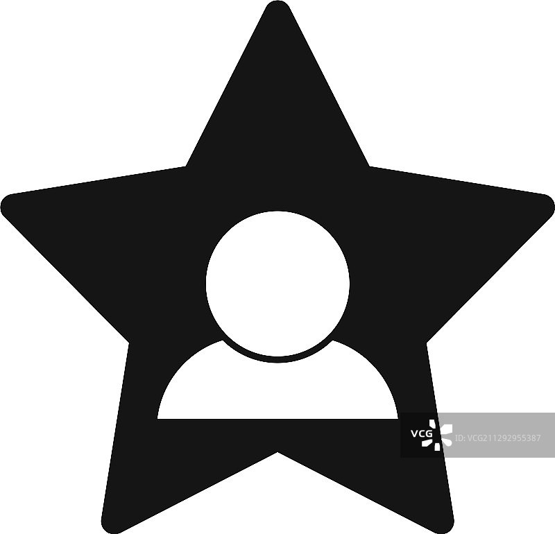 简约风格的明星头像图标图片素材