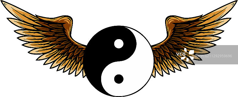 阴阳符号和谐平衡图片素材